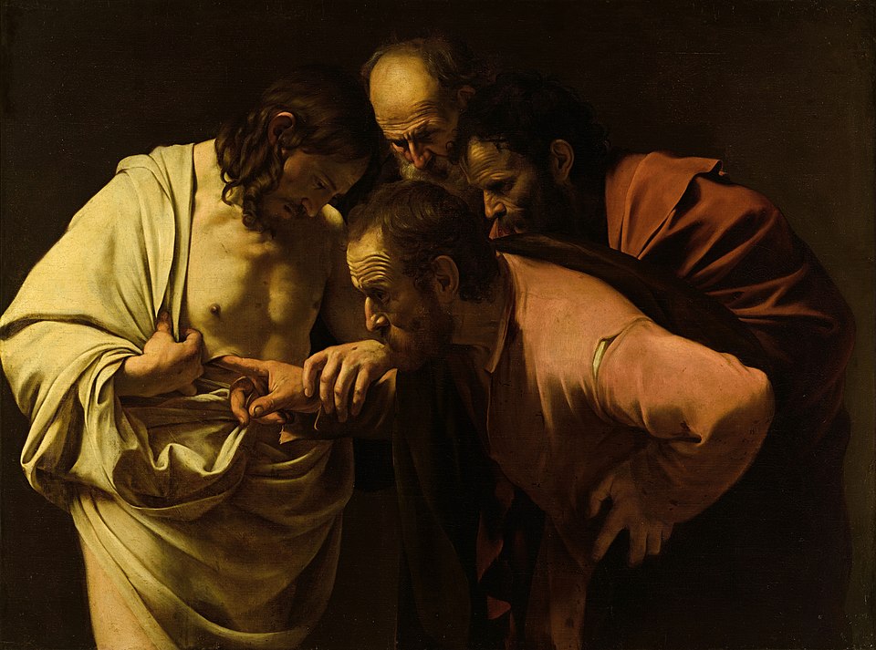 The Incredulity of Saint Thomas, painting by Caravaggio
